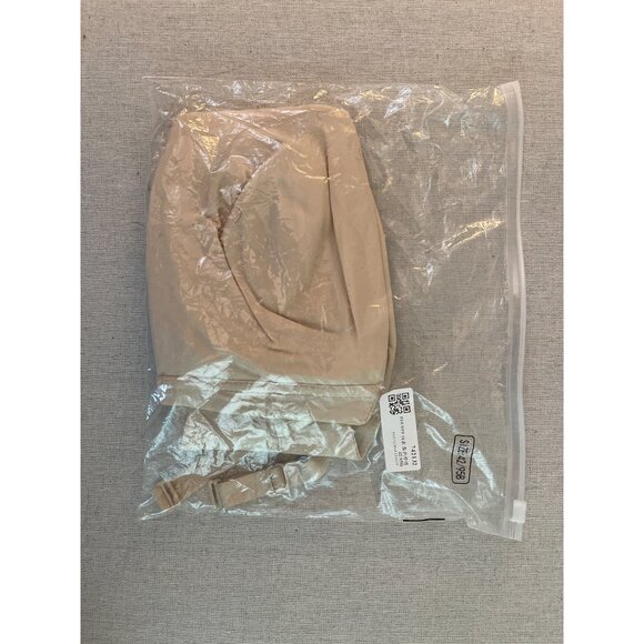 Strapless Beige Bandeau Bra 42/95B With Adjustable Straps & Hook Closure Nylon/S - Picture 6 of 7